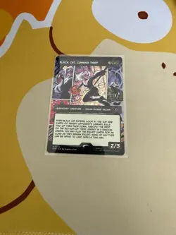 MTG NON Foil - Black Cat, Cunning Thief (Borderless) - 222 - Image 1