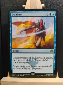 Disallow - Aether Revolt - Rare - NM to LP (see pics) MTG - Image 1