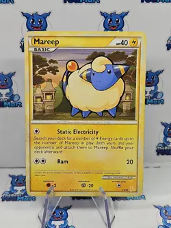Pokemon Mareep 13/30 Raichu Trainer Kit Pokemon HGSS - MP - Image 1