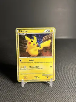 Pokemon TCG Pikachu (English) PW Pikachu World Collection Holo MP - Image 1