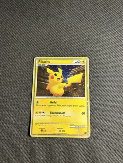 Pokemon TCG Pikachu (English) PW Pikachu World Collection Holo MP - Image 3