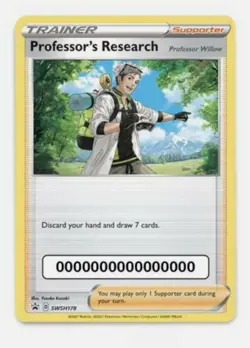 Pokemon TCG - Professor's Research Professor Willow promo Pokemon GO Sealed - Image 3