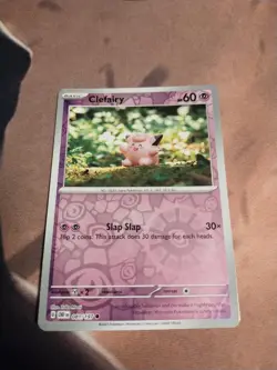 Clefairy 081/197 Common Obsidian Flames Pokemon TCG Reverse Holo-NM - Image 1