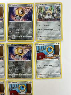 Pokemon Go Tcg Lot of 10 Meltan, Melmetal Reverse Holo Common basic - Image 3