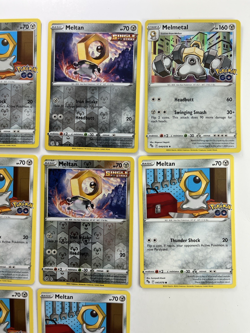 Pokemon Go Tcg Lot of 10 Meltan, Melmetal Reverse Holo Common basic - Image 4