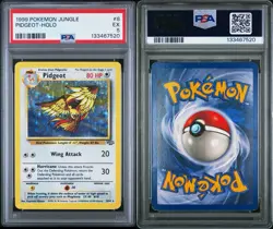 1999 POKEMON JUNGLE PIDGEOT-HOLO 8 PSA 5 - Image 3