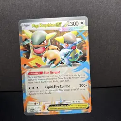Pokemon Mega Kangaskhan EX Jumbo Black Star Promo 025 (Mega Evolution Box) - Image 1