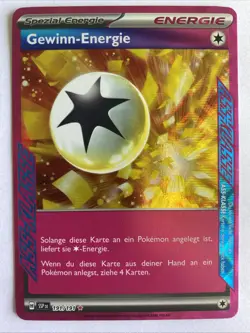 Pokemon Karte: Gewinn-Energie 191/191 Sturmische Funken ACE Deutsch - Image 1