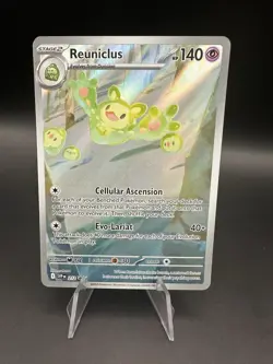 Reuniclus 212 SVP Pokemon Scarlet & Violet Black Bolt Tech Sticker Promo Mint NM - Image 1