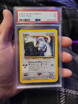 2000 POKEMON NEO GENESIS #9 LUGIA-HOLO PSA 5 English - Image 1
