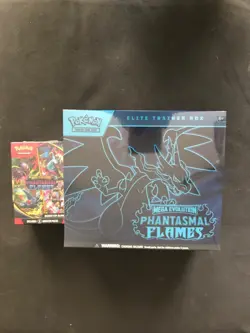 Pokemon Mega Evolution Phantasmal Etb and 6 pack booster bundle - Image 2