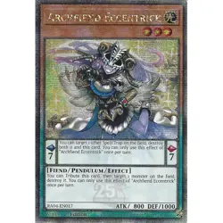 Yugioh Archfiend Eccentrick RA04-EN017 Quarter Century Rare 1st Edition - Image 1