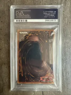 Yugioh PSA 10 2002 Trap Hole LOB-058 Super Rare 1st Edition - Image 2