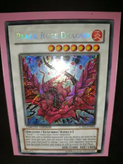 Black Rose Dragon - CT05-EN003 - Secret Rare - Limited - Yu-Gi-Oh! PSA Mint - Image 3