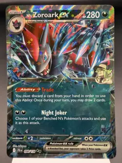 N’s Zoroark ex 098/159 - Ultra Rare Holo - Journey Together Pokemon Card MINT - Image 1