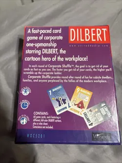 Dilbert Corporate Shuffle Card Game by Wizards Of The Coast Brand New/Sealed - Image 2