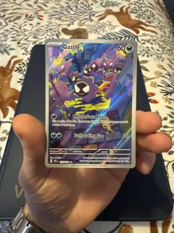 Pokemon Card - Temporal Forces Gastly Illustration Rare 177/162 NM/M - Image 1