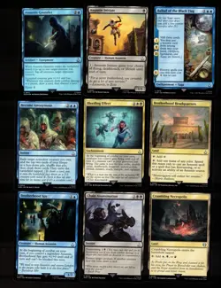ASSASSINS100 Card Magic the Gathering Commander DeckRaresMythicsMTGRTPED G2U - Image 3