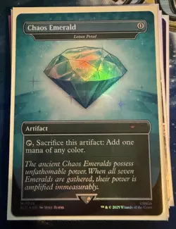 Chaos Emerald Lotus Petal (7036) Secret Lair Drop Foil - Image 1