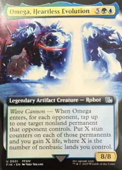 Omega, Heartless Evolution (Extended Art) Final Fantasy Regular MTG - Image 2