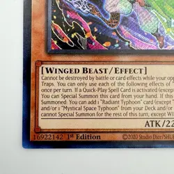 Radiant Typhoon Krosea Secret Rare 1st Edition DOOD-EN015 Yugioh - NM - Image 5