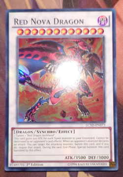 Yugioh Red Nova Dragon LC5D-EN073 1st Edition - Image 1