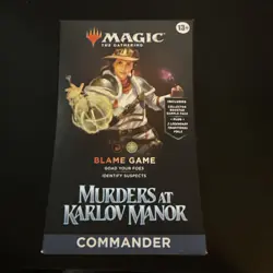 Magic The Gathering Blame Game Commander Deck Murders at Karlov Manor 100 Cards - Image 1