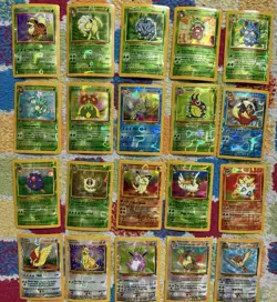 Pokemon Bootleg Vending Shiny Sticker Cards. NM+ To Mint. Set Of 20 Cards. - Image 1