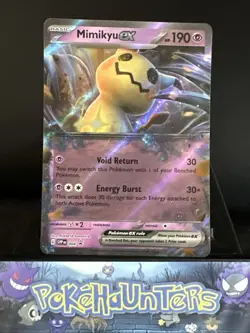 Pokemon Card Mimikyu EX SVP EN 004 STANDARD SIZE Black Star Promo NM - Image 1