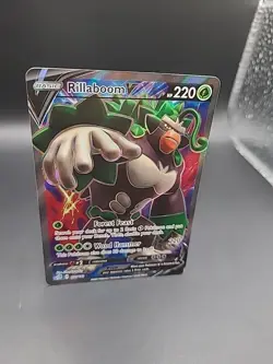 Rillaboom V 175/192 Rebel Clash Holo Ultra Rare Full Art Pokemon Card - Image 2