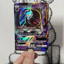 Lunala GX SM17 Black Star Promo Pokemon Card MINT /NM English S&M 2016 - Image 2