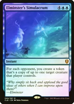 Elminster's Simulacrum FOIL - 068/361 - Mythic - Commander Legends CLB MTG - Image 1
