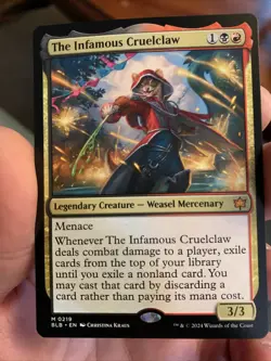 The Infamous Cruelclaw MTG BLB Mythic Rare 0219 - Image 1