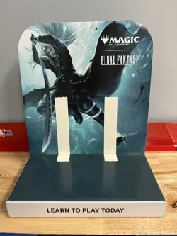 MTG Final Fantasy Sephiroth Learn To Play Promo Display Standee Wizards - Image 2