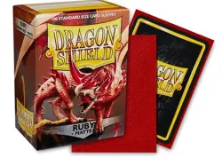 Dragon Shield Standard Size Matte Ruby 100 CT for MTG / Pokemon More - Image 1
