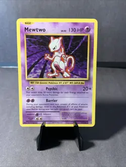 Pokemon TCG Mewtwo 51/108 XY Evolutions Non Holo Rare 2016 LP - Image 1