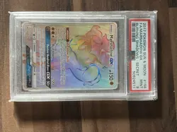 Pokemon Marshadow GX PSA 9 Secret Rare 156/147 Burning Shadows Holo - Image 1