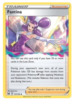 Fantina 157/196 Pokemon SWSH11 Lost Origins - NM/M - New - Image 1