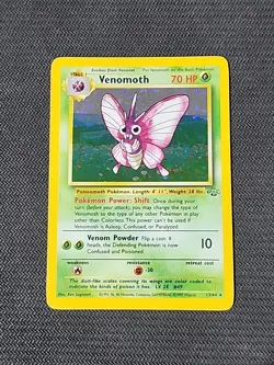 Pokemon Jungle "Venomoth" 13/64 / Holo Rare / Lightly Played - Image 1