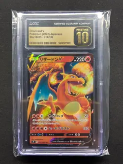 Charizard V 014/100 CGC Pristine 10 - Japanese Star Birth - Pokemon TCG - S9 - Image 1