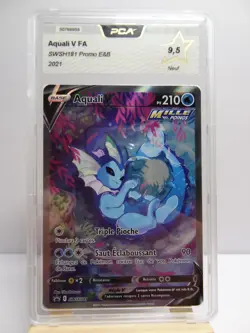 Carte Pokemon Gradee " Aquali V " - PROMO - SWSH181 - Full Art - PCA 9,5 - FR - Image 1