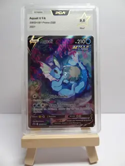 Carte Pokemon Gradee " Aquali V " - PROMO - SWSH181 - Full Art - PCA 9,5 - FR - Image 2