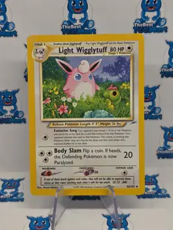 Pokemon - Light Wigglytuff 54/105 - Neo Destiny MP - Image 1