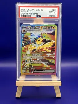 Pokemon Korean Jolteon Ex 209/187 SAR Terastal Festival SV8a PSA 10 - Image 1