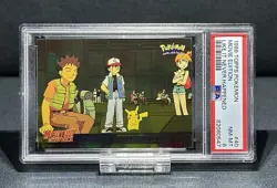 1999 Topps Pokemon Movie Edition Like It Never Happened #40 Foil PSA 8 - Image 2
