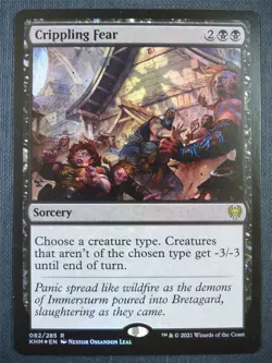 Crippling Fear Foil - Mtg Card #8SE - Image 1