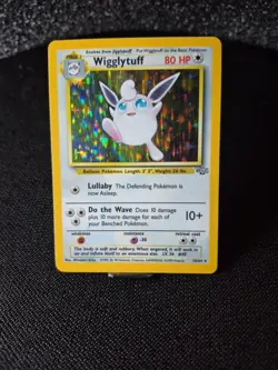 Pokemon TCG Wigglytuff Holo Rare Card 16/64 Jungle 1999 WOTC Unlimited LP - Image 1