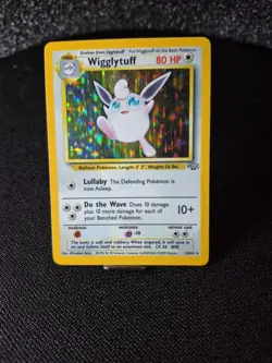 Pokemon TCG Wigglytuff Holo Rare Card 16/64 Jungle 1999 WOTC Unlimited LP - Image 2