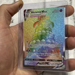Alcremie VMAX 073/072 Shining Fates Full Art Secret Rare Holo Pokemon Card NM/MT - Image 2