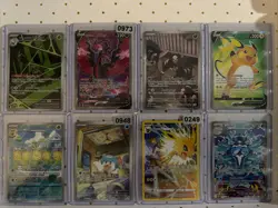 8 Card Pokemon Lot Art Rares & Holos Raichu Palafin Jolteon Great Christmas Gift - Image 1